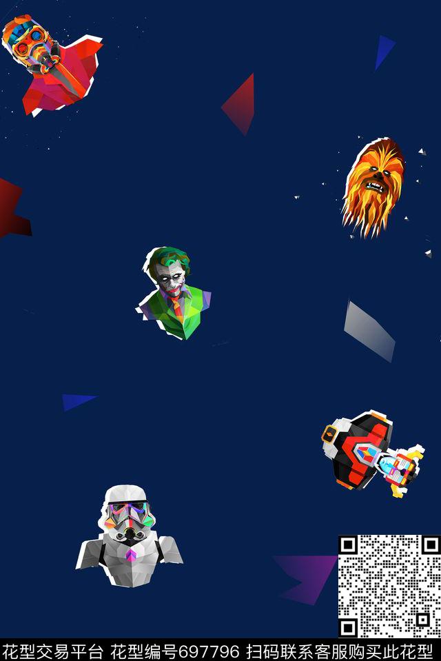 童装蝙蝠侠美国队长数码印花华亿平台下载（图片编号: 697796） - 瓦栏（Walan）