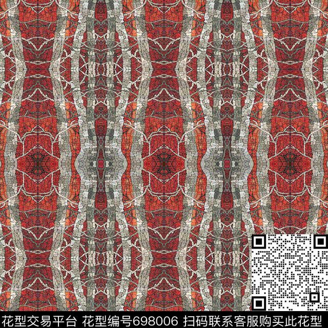丝巾图丝巾围巾秀场肌理图案数码印花华亿平台下载（图片编号: 698006） - 瓦栏（Walan）