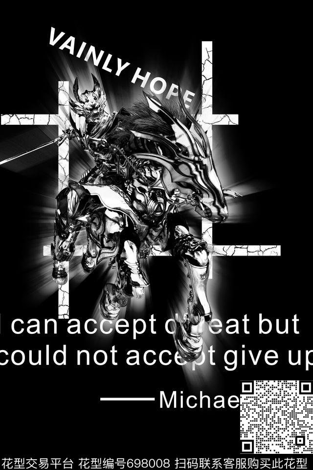 欧美骑士裂纹数码印花华亿平台下载（图片编号: 698008） - 瓦栏（Walan）