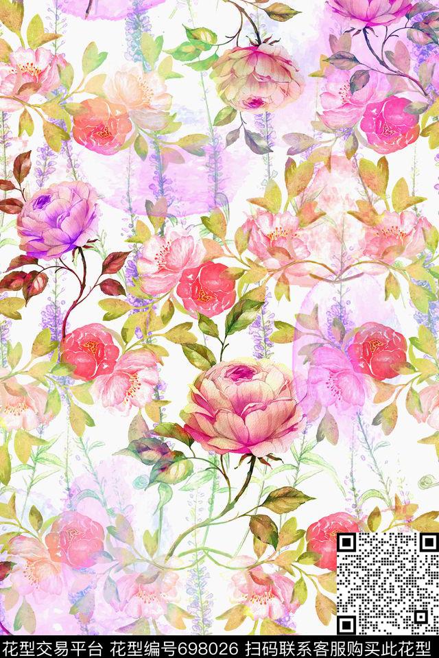 玫瑰零点--泳装零点--女装数码印花华亿平台下载（图片编号: 698026） - 瓦栏（Walan）