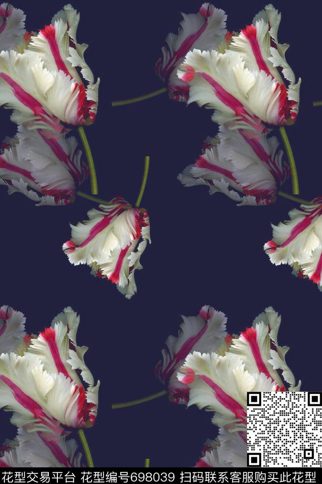 植物花卉花卉组合花卉写真数码印花华亿平台下载（图片编号: 698039） - 瓦栏（Walan）