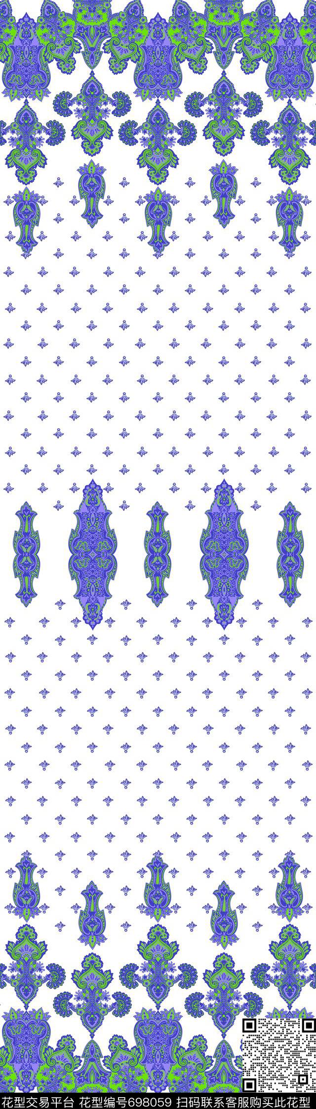 佩斯利女装定位中东风情传统印花华亿平台下载（图片编号: 698059） - 瓦栏（Walan）