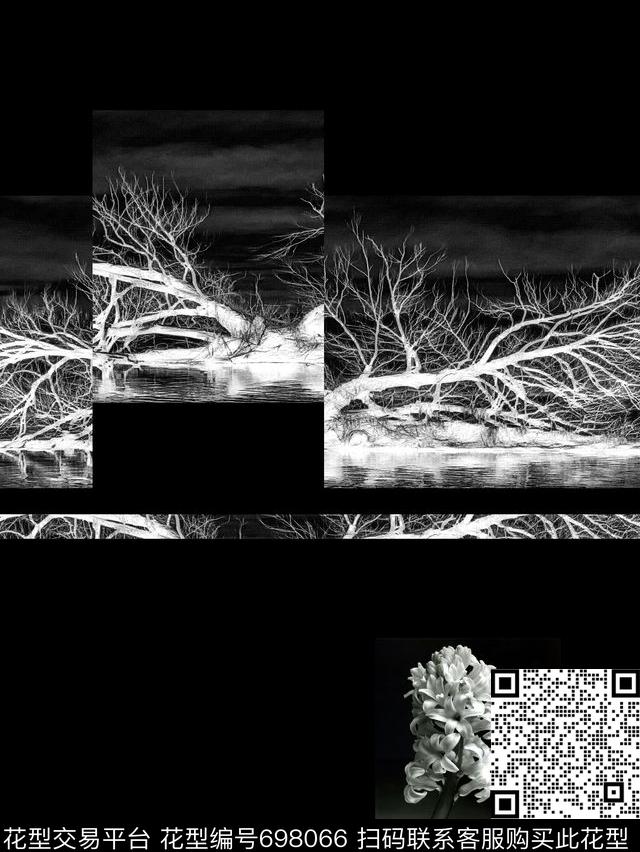 时尚男装男装T桖胸花潮流男装数码印花华亿平台下载（图片编号: 698066） - 瓦栏（Walan）