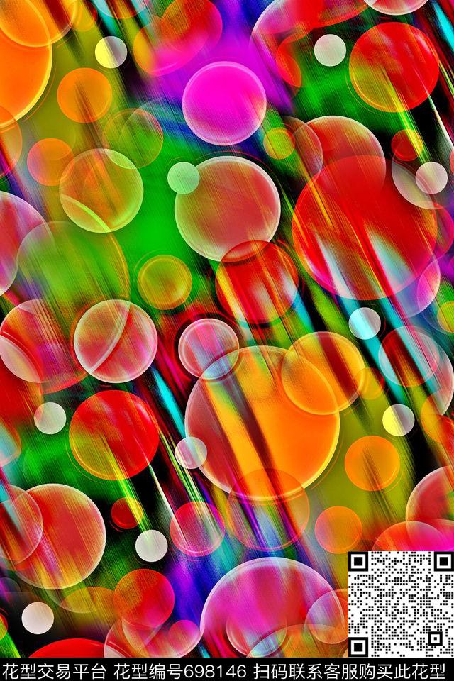 抽象几何底纹数码印花华亿平台下载（图片编号: 698146） - 瓦栏（Walan）