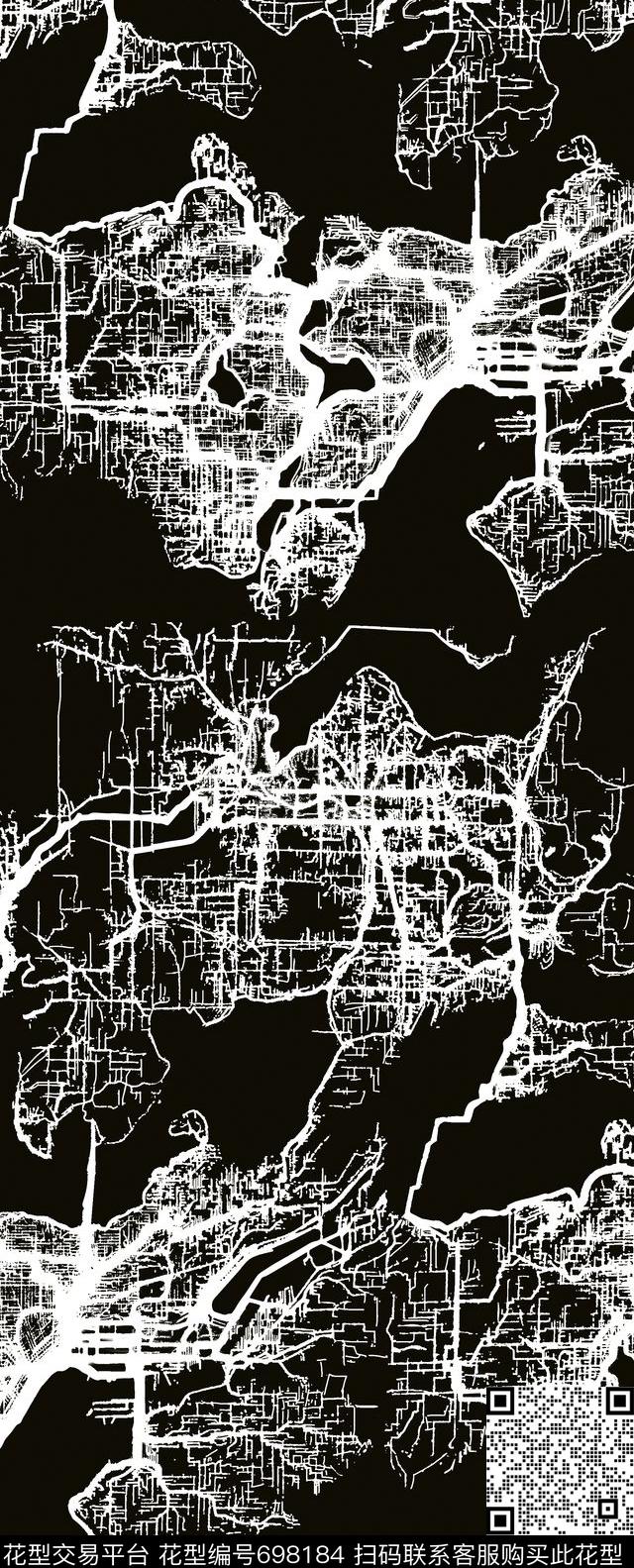 抽象纹理大理石纹理数码印花华亿平台下载（图片编号: 698184） - 瓦栏（Walan）