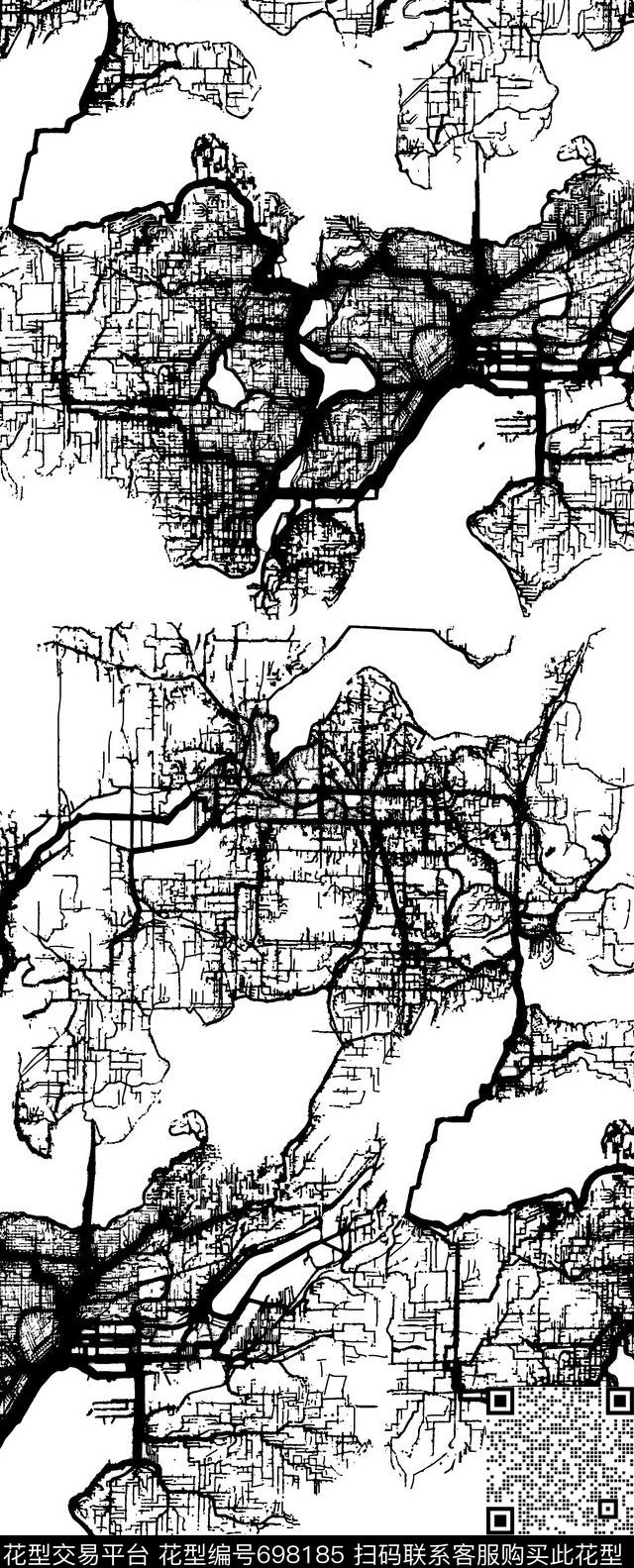 抽象纹理大理石纹理数码印花华亿平台下载（图片编号: 698185） - 瓦栏（Walan）