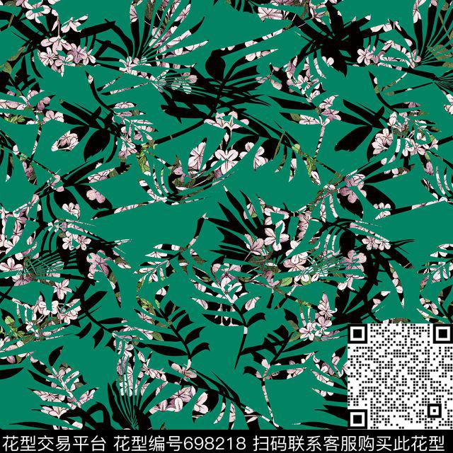 抽象趣味三色堇MAX-女装花卉数码印花华亿平台下载（图片编号: 698218） - 瓦栏（Walan）