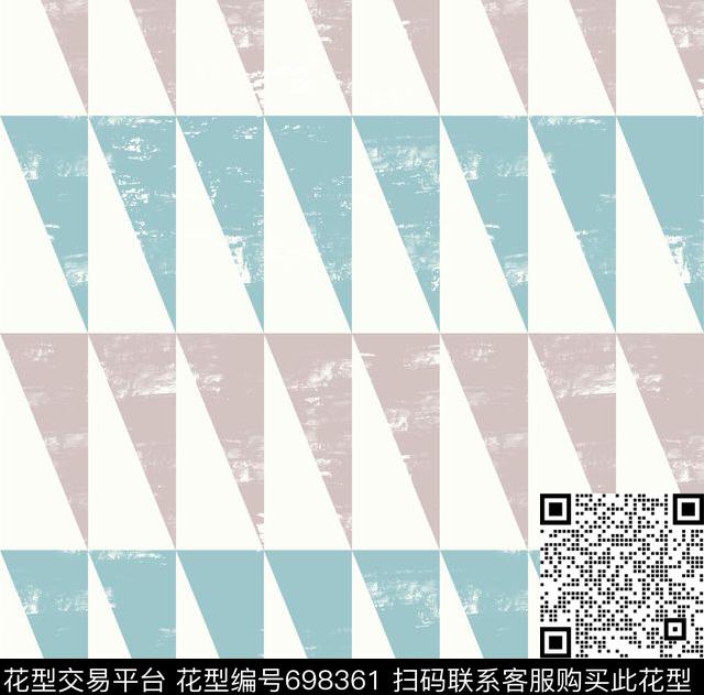 三角形肌理剥落数码印花华亿平台下载（图片编号: 698361） - 瓦栏（Walan）