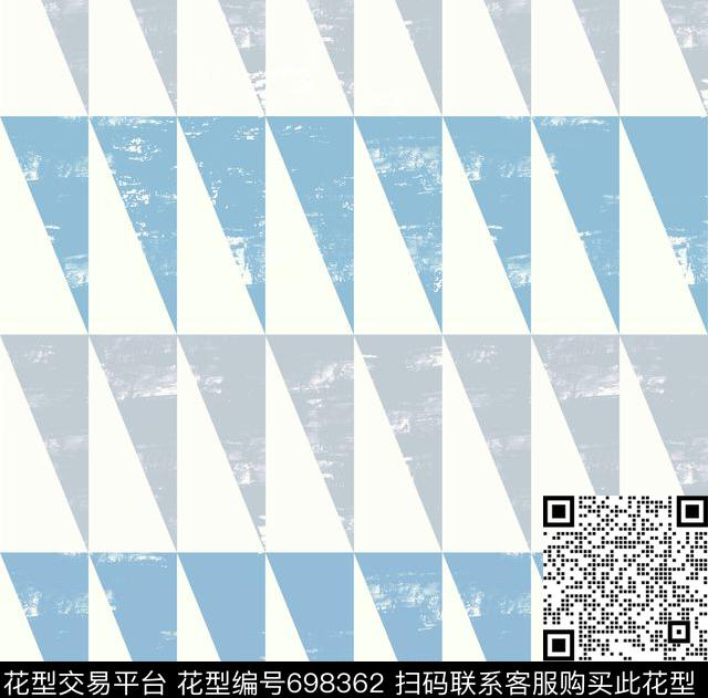 三角形肌理剥落数码印花华亿平台下载（图片编号: 698362） - 瓦栏（Walan）