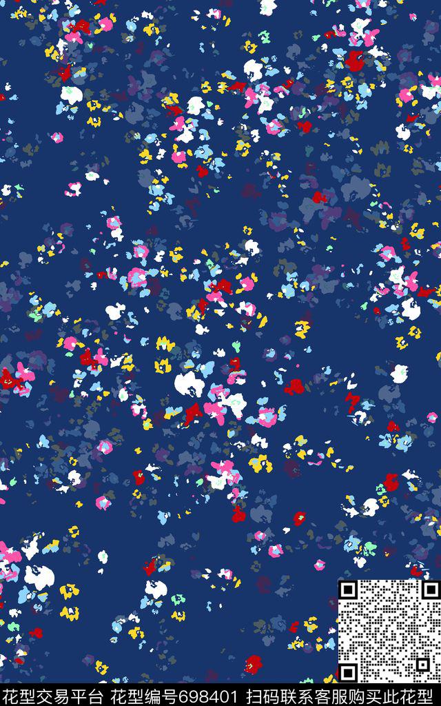 小碎花花朵花卉传统印花华亿平台下载（图片编号: 698401） - 瓦栏（Walan）