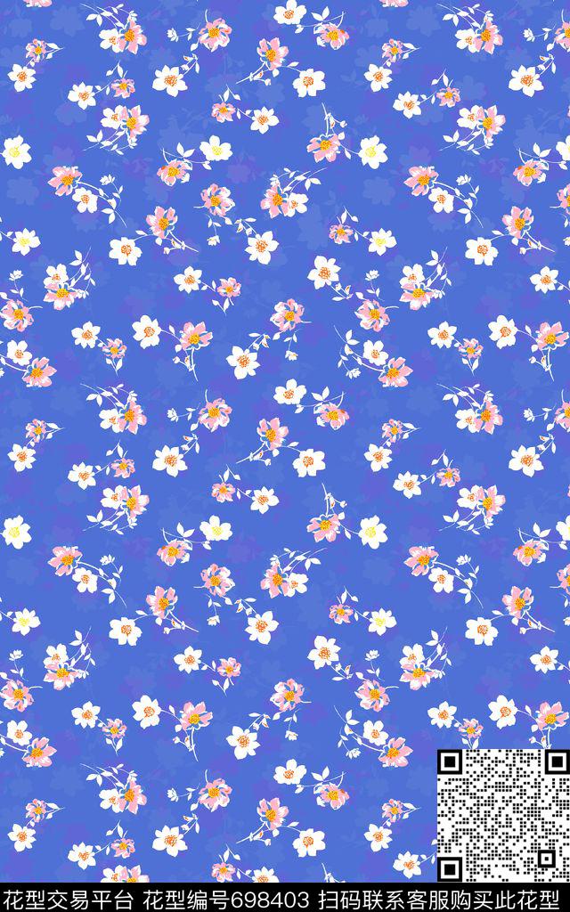 雏菊小碎花花朵传统印花华亿平台下载（图片编号: 698403） - 瓦栏（Walan）