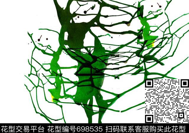 面料急诊--精神分裂症素空间传统印花华亿平台下载（图片编号: 698535） - 瓦栏（Walan）