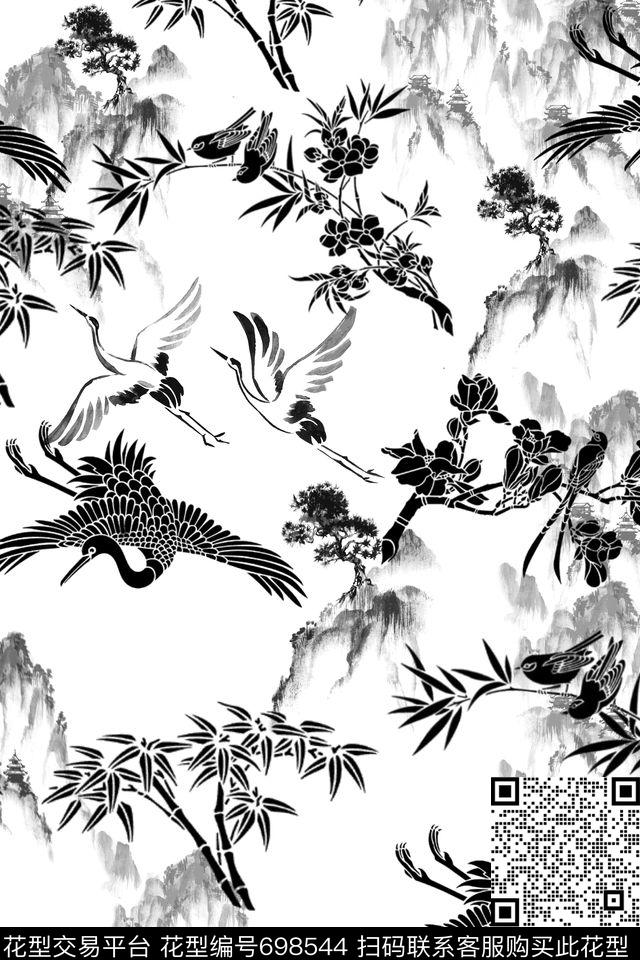 Chinesewindsakura数码印花华亿平台下载（图片编号: 698544） - 瓦栏（Walan）