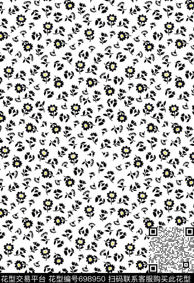 手绘花朵花朵花卉传统印花华亿平台下载（图片编号: 698950） - 瓦栏（Walan）