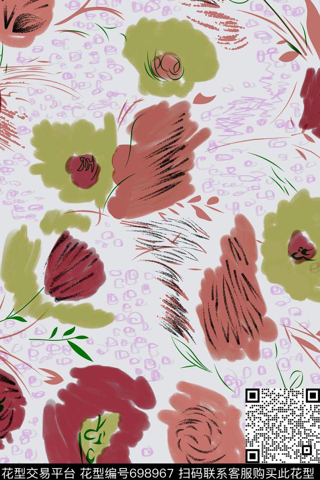 大花乱花小碎花传统印花华亿平台下载（图片编号: 698967） - 瓦栏（Walan）