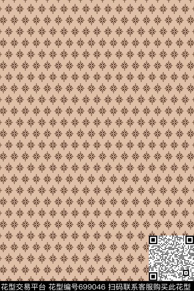 几何男装满版传统印花华亿平台下载（图片编号: 699046） - 瓦栏（Walan）