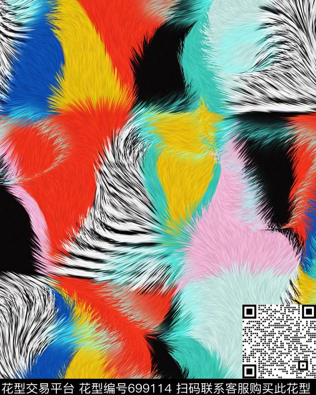 纹理秋冬布纹数码印花华亿平台下载（图片编号: 699114） - 瓦栏（Walan）