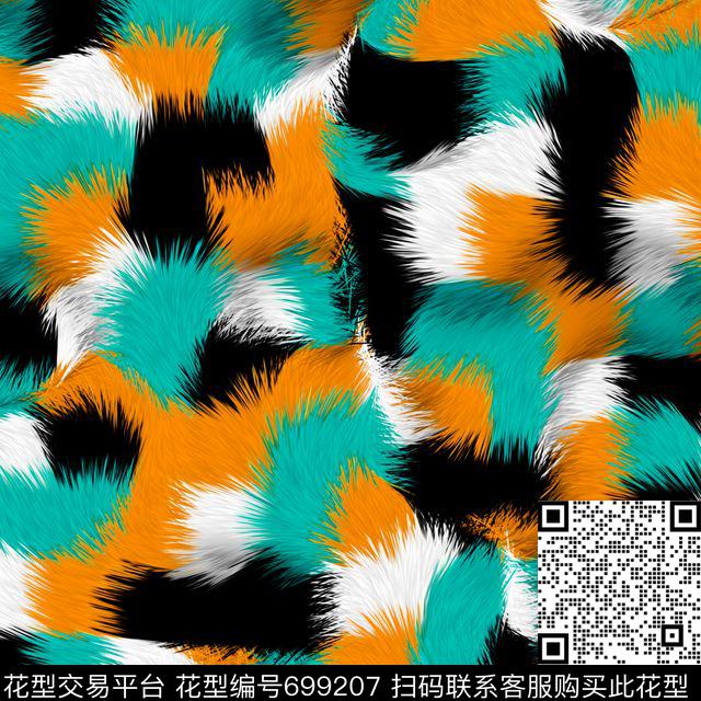 纹理秋冬布纹数码印花华亿平台下载（图片编号: 699207） - 瓦栏（Walan）