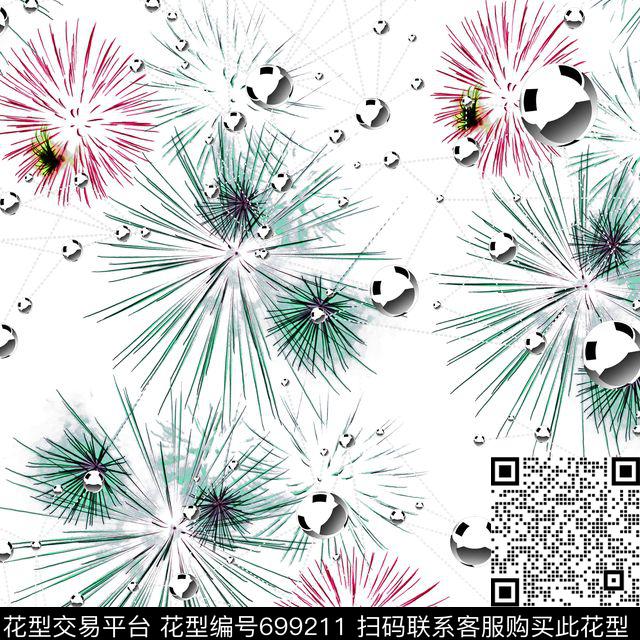 星空宇宙烟花烟火金属星球数码印花华亿平台下载（图片编号: 699211） - 瓦栏（Walan）