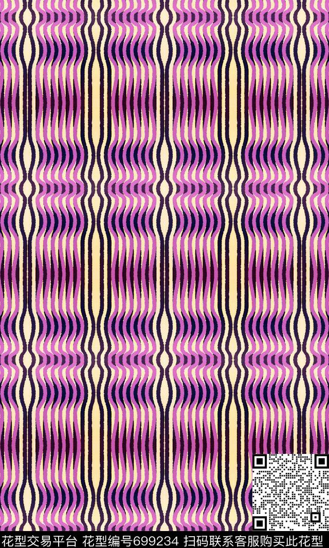 家纺可选条纹混搭条纹图案传统印花华亿平台下载（图片编号: 699234） - 瓦栏（Walan）