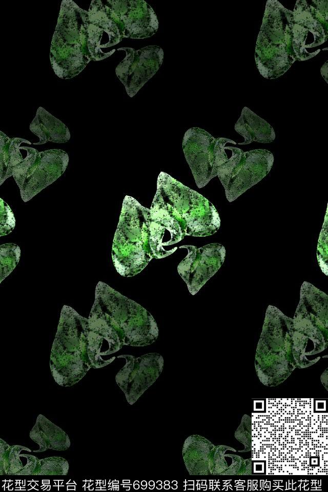 抽象花卉抽象图案时尚休闲数码印花华亿平台下载（图片编号: 699383） - 瓦栏（Walan）
