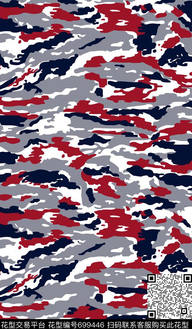 迷彩服手绘迷彩时尚简约传统印花华亿平台下载（图片编号: 699446） - 瓦栏（Walan）
