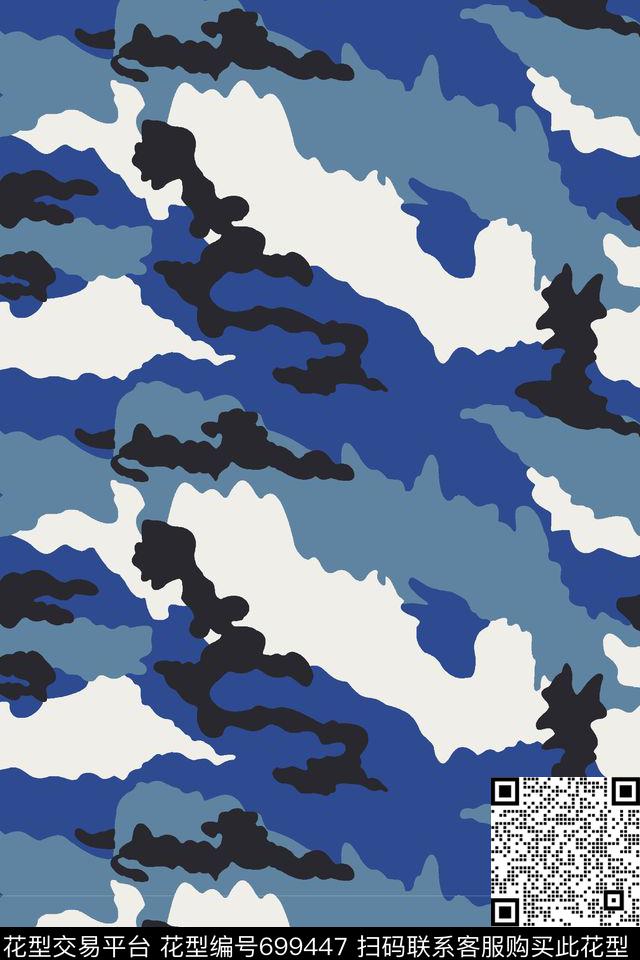 迷彩服手绘迷彩时尚简约传统印花华亿平台下载（图片编号: 699447） - 瓦栏（Walan）