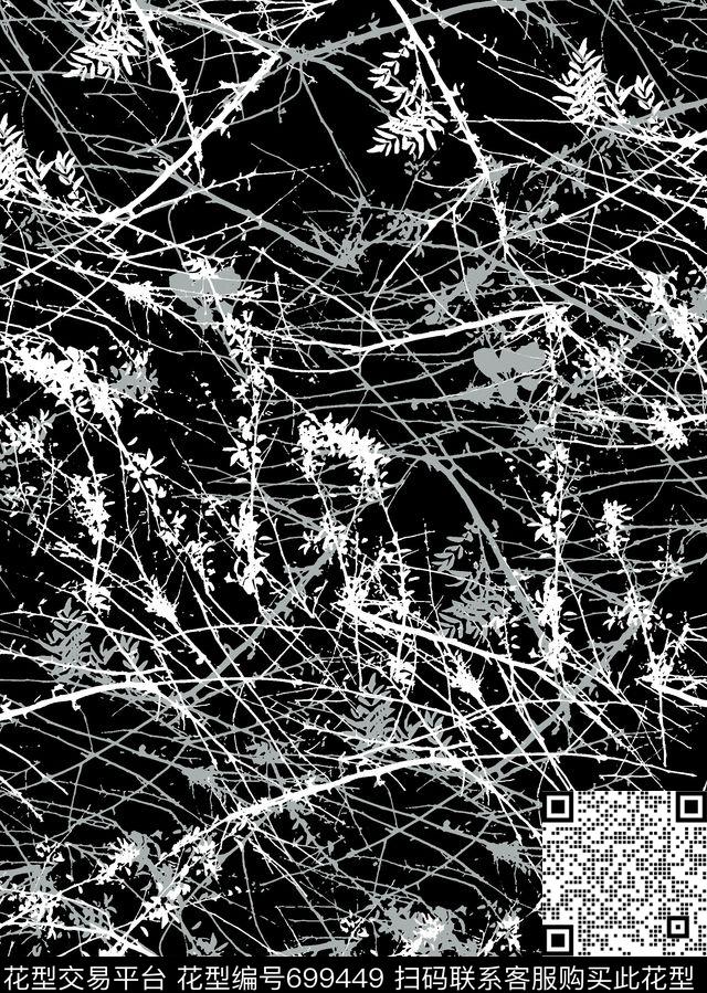 时尚简约叶子传统印花华亿平台下载（图片编号: 699449） - 瓦栏（Walan）