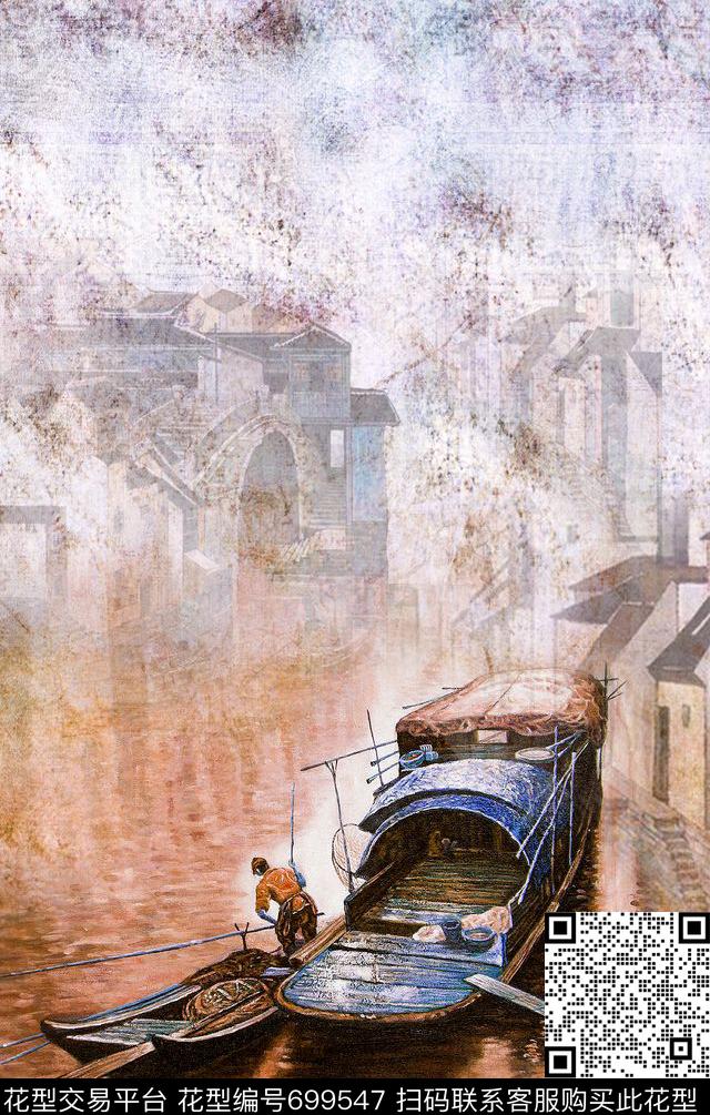 花朵花卉花鸟数码印花华亿平台下载（图片编号: 699547） - 瓦栏（Walan）