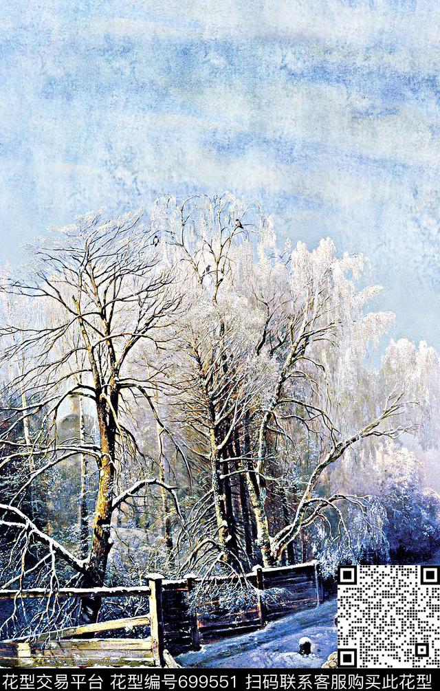 花朵花卉花鸟数码印花华亿平台下载（图片编号: 699551） - 瓦栏（Walan）