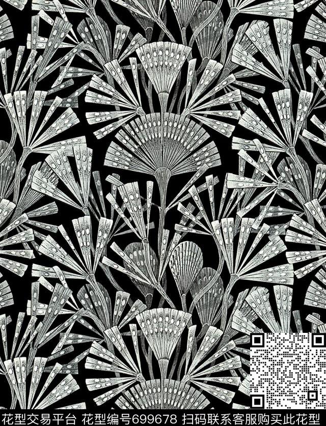 民族部落日式异域数码印花华亿平台下载（图片编号: 699678） - 瓦栏（Walan）