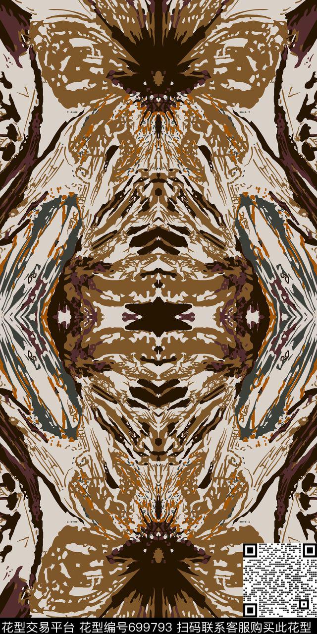 乱花大花花朵传统印花华亿平台下载（图片编号: 699793） - 瓦栏（Walan）
