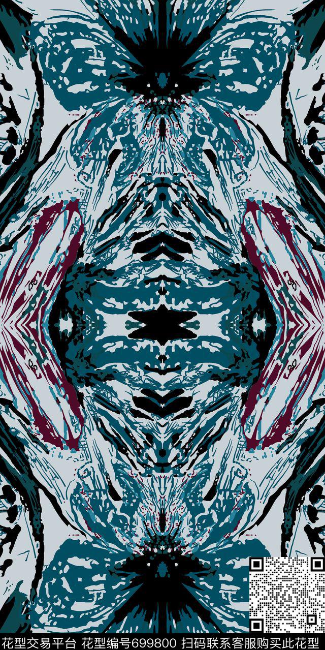 乱花大花花朵传统印花华亿平台下载（图片编号: 699800） - 瓦栏（Walan）