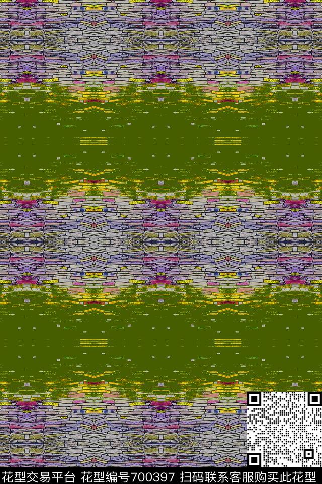 条纹图案复古怀旧时尚抽象数码印花华亿平台下载（图片编号: 700397） - 瓦栏（Walan）
