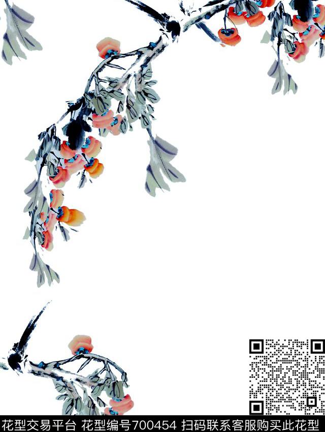 时尚男装男装T桖胸花潮牌男装数码印花华亿平台下载（图片编号: 700454） - 瓦栏（Walan）