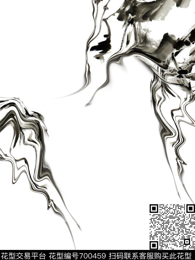 时尚男装男装T桖胸花中国风男装数码印花华亿平台下载（图片编号: 700459） - 瓦栏（Walan）