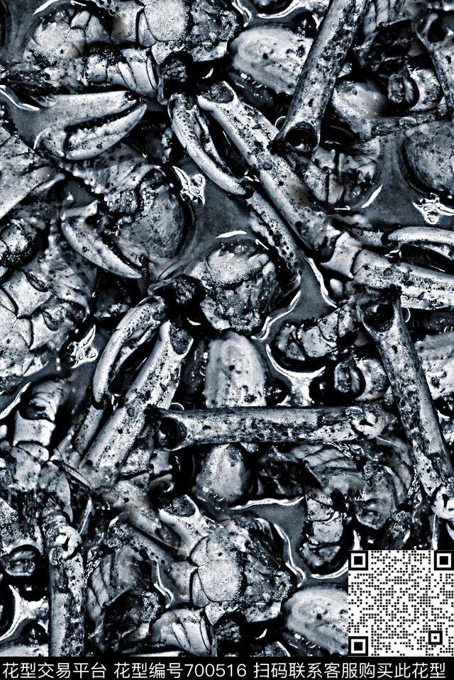 手绘莲藕泥土印花男装满版夹克印花时尚大牌潮流印花数码印花华亿平台下载（图片编号: 700516） - 瓦栏（Walan）