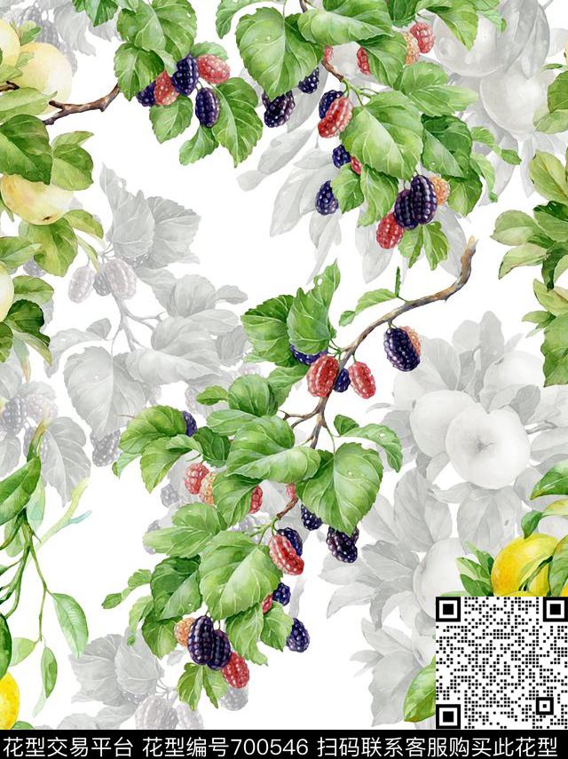 花瓣大花花朵数码印花华亿平台下载（图片编号: 700546） - 瓦栏（Walan）