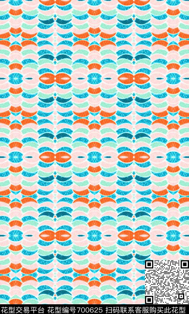 抽象时尚迷彩图案条纹混搭数码印花华亿平台下载（图片编号: 700625） - 瓦栏（Walan）