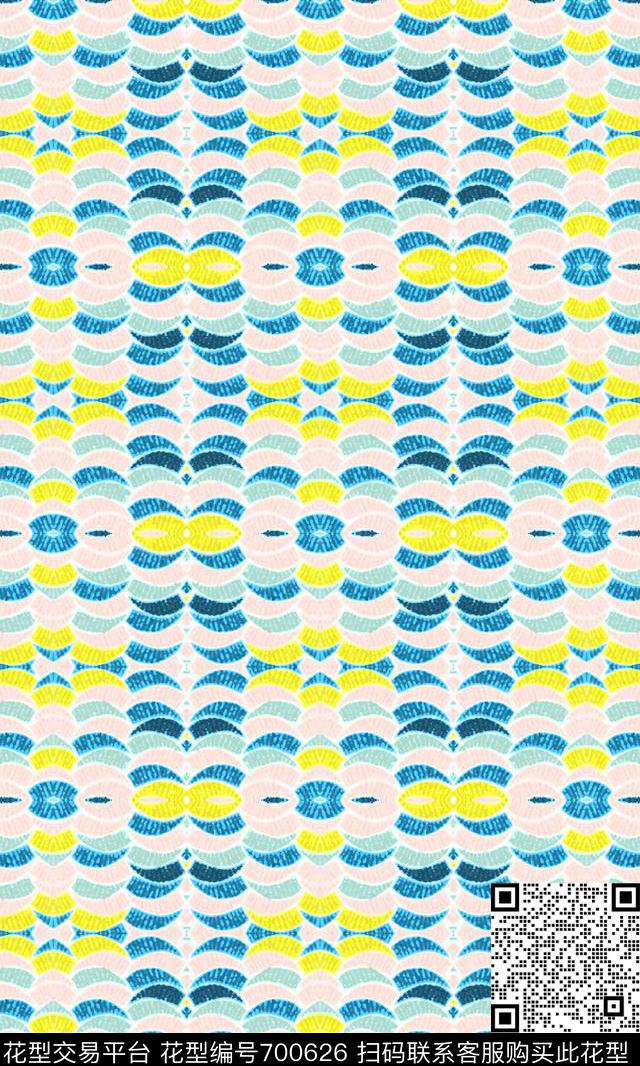 抽象时尚迷彩图案条纹混搭数码印花华亿平台下载（图片编号: 700626） - 瓦栏（Walan）