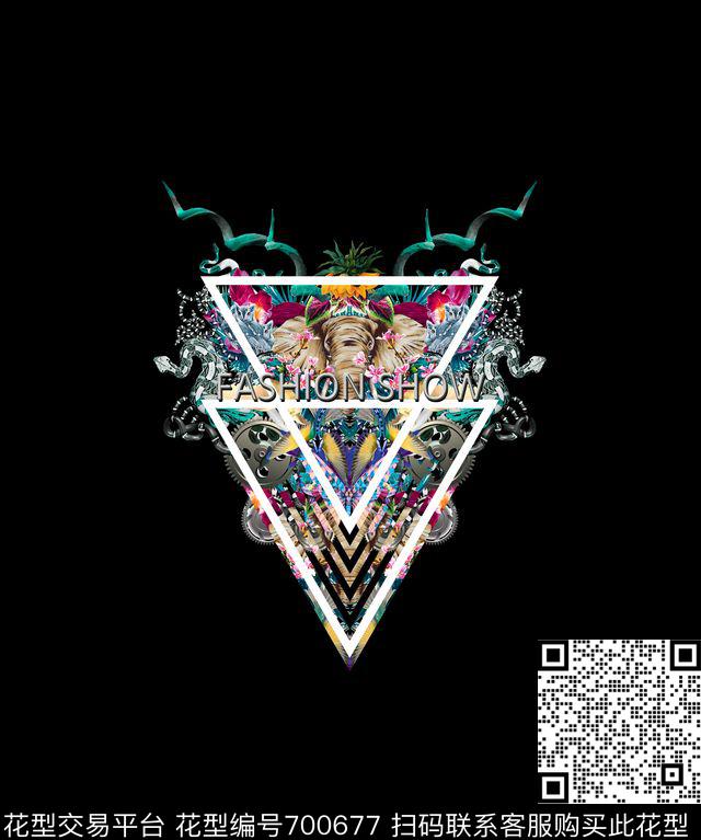 花卉蛇大象数码印花华亿平台下载（图片编号: 700677） - 瓦栏（Walan）