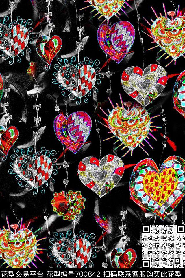 底纹抽象几何数码印花华亿平台下载（图片编号: 700842） - 瓦栏（Walan）