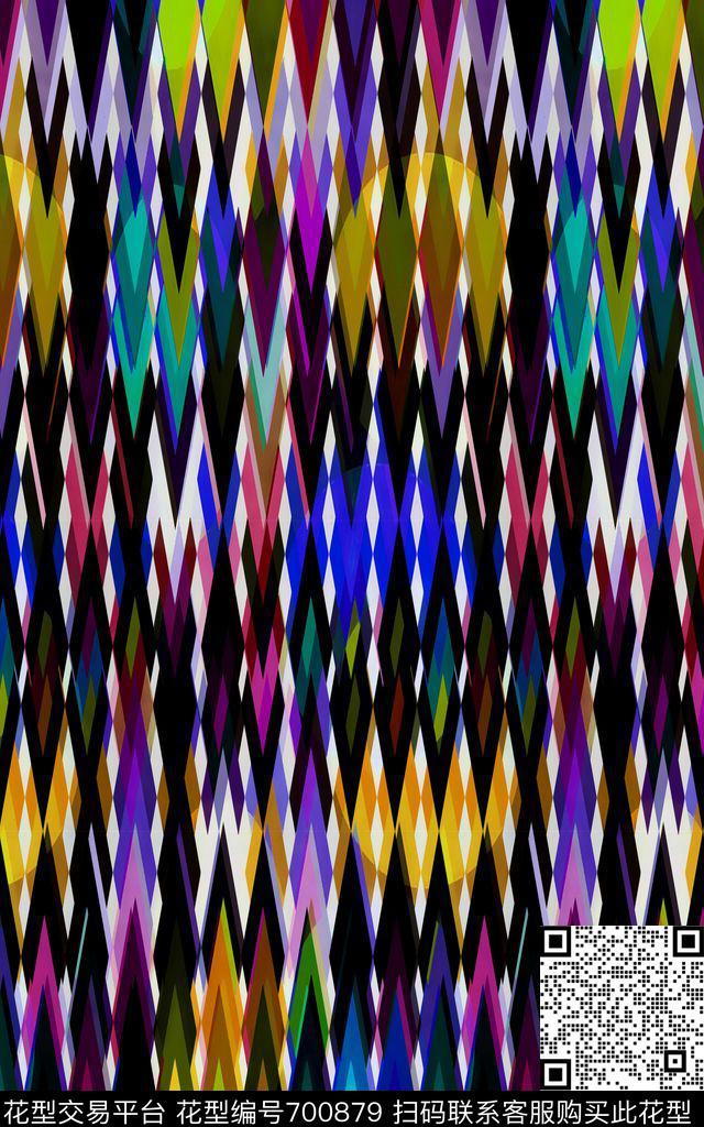 洋阳---抽象抽象花纹丝绸数码印花华亿平台下载（图片编号: 700879） - 瓦栏（Walan）