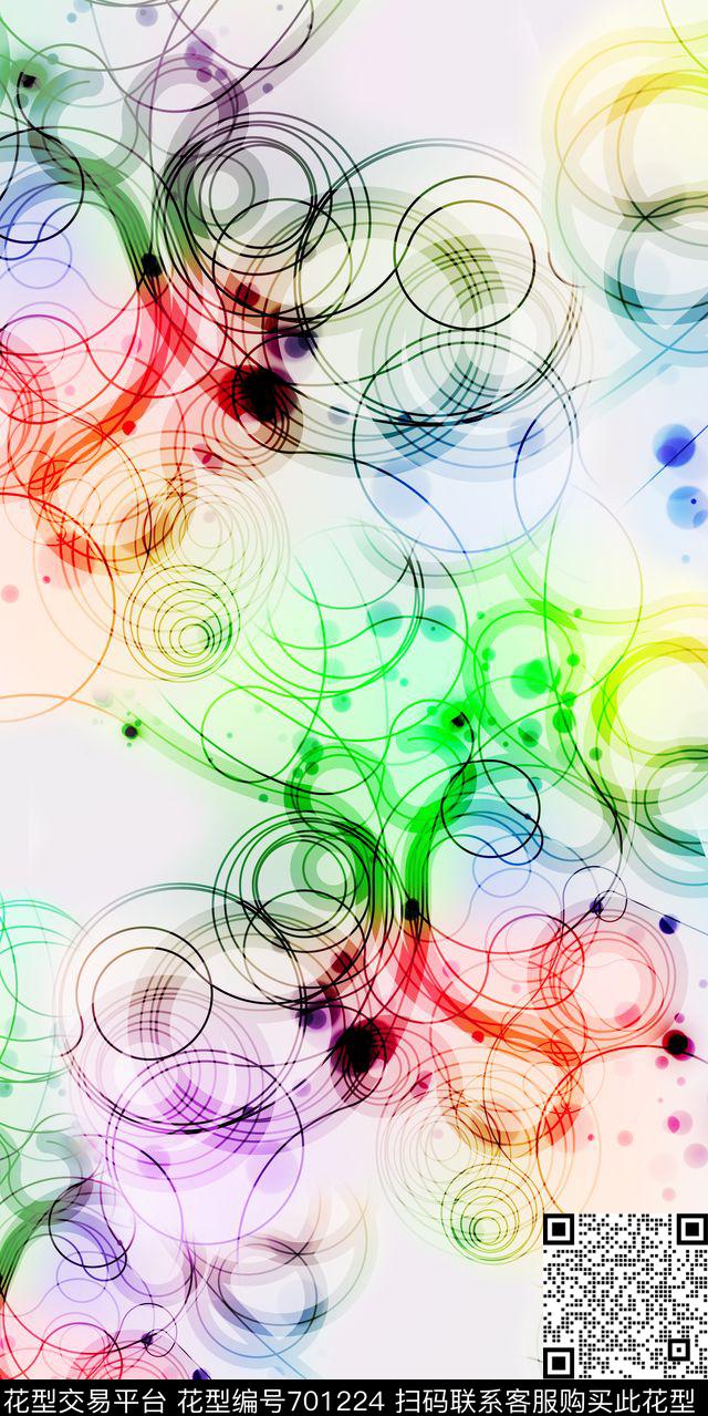 纹理抽象颜色数码印花华亿平台下载（图片编号: 701224） - 瓦栏（Walan）