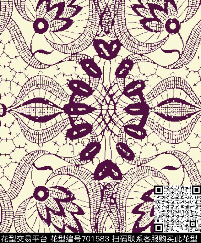 火腿花佩斯利腰果传统印花华亿平台下载（图片编号: 701583） - 瓦栏（Walan）