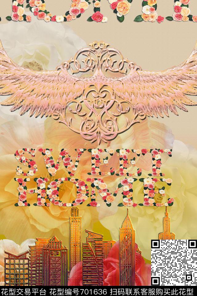 Leatherwingsflowers数码印花华亿平台下载（图片编号: 701636） - 瓦栏（Walan）