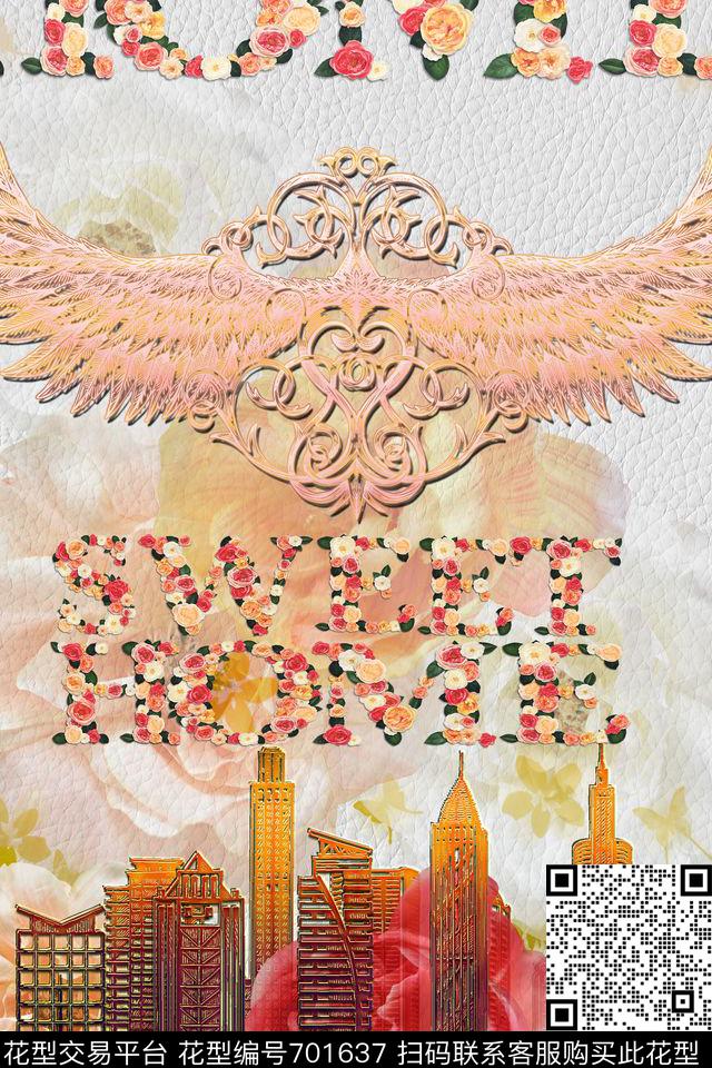 Leatherwingsflowers数码印花华亿平台下载（图片编号: 701637） - 瓦栏（Walan）