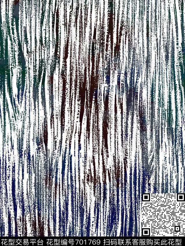 抽象条纹竖条数码印花华亿平台下载（图片编号: 701769） - 瓦栏（Walan）