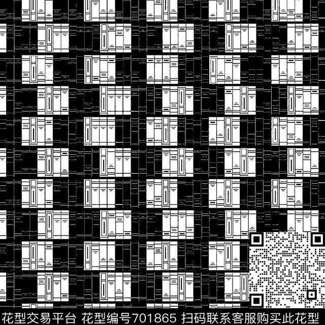 趣味男装单色传统印花华亿平台下载（图片编号: 701865） - 瓦栏（Walan）