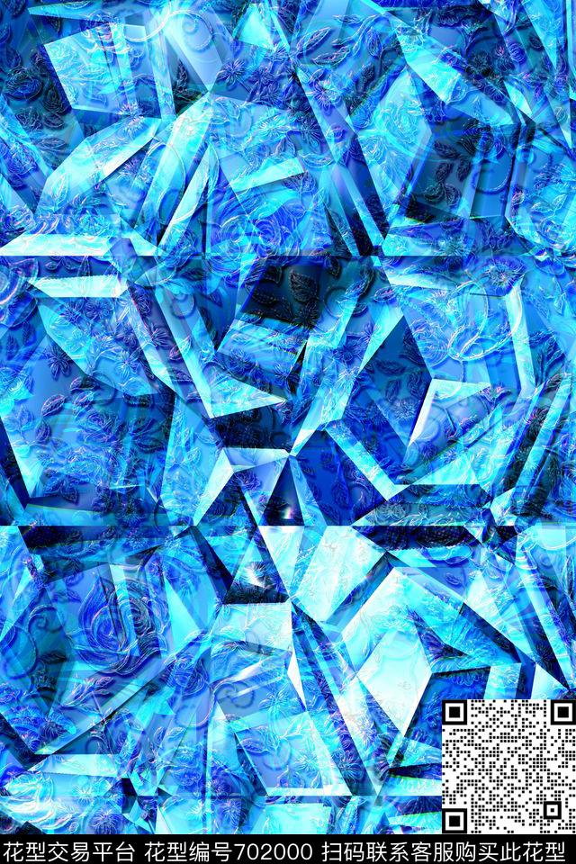 Diamondglasstexture数码印花华亿平台下载（图片编号: 702000） - 瓦栏（Walan）